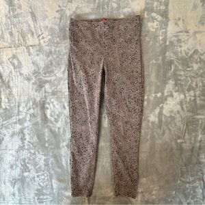 SPANX Women's  Large Jean-ish Ankle Leggings Desert Dot